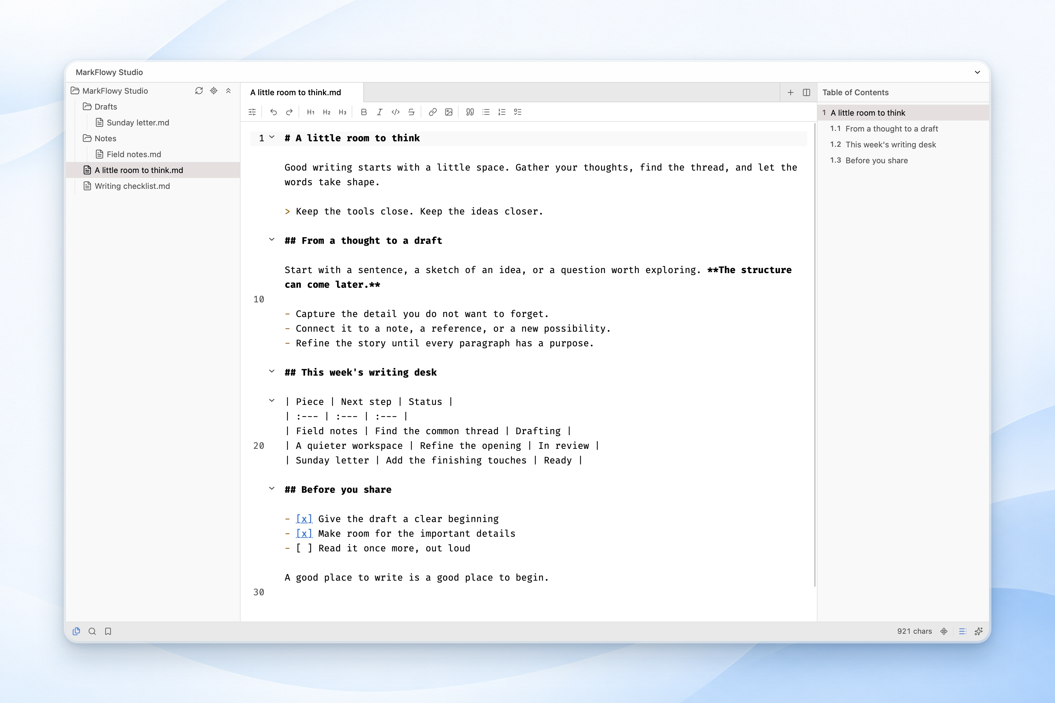Markdown 源码编辑